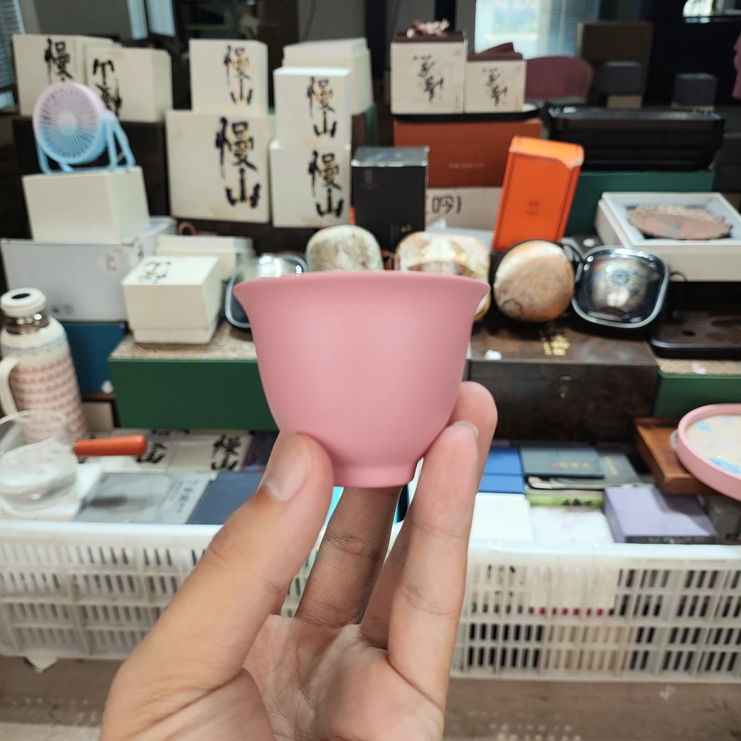 【闪购商品】粉紫砂单杯3475