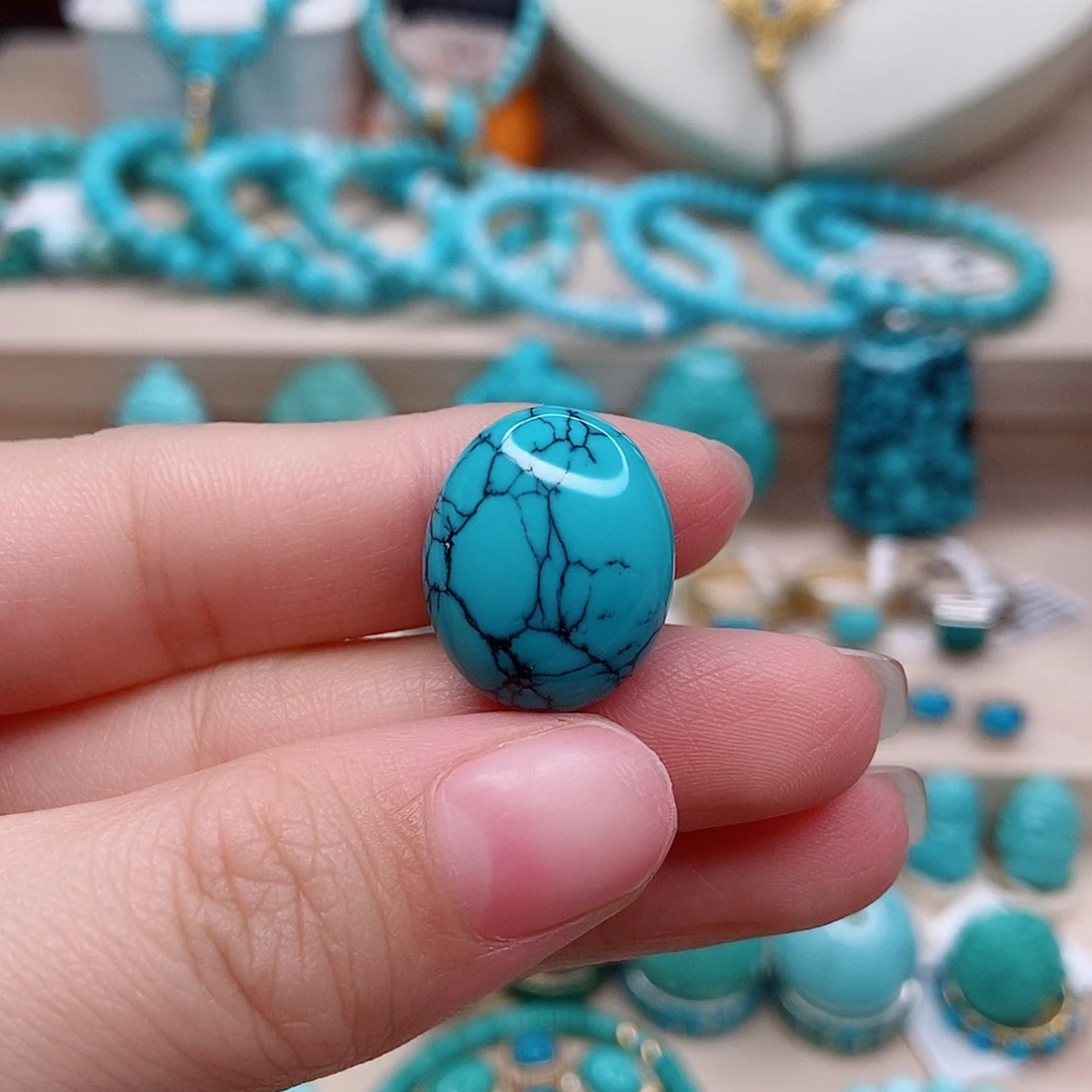 绿松石戒面未镶嵌