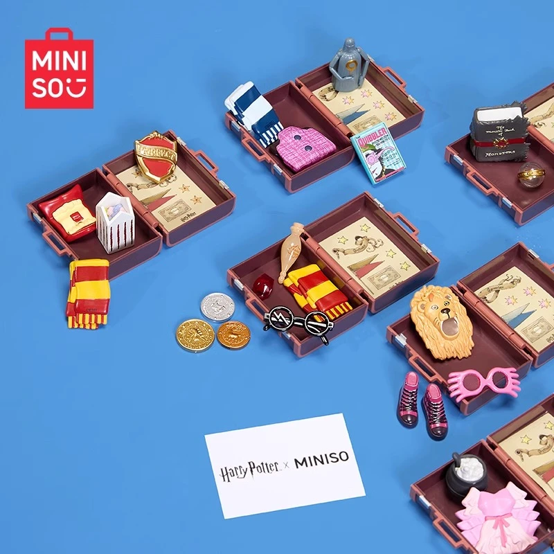 MINISO名创优品哈利·波特系列霍格沃兹开学季行李箱盲盒挂件礼物