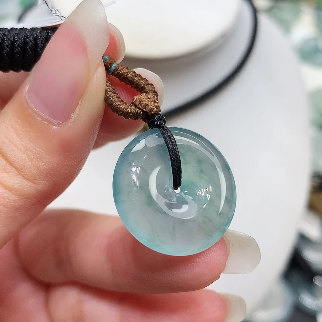 翡翠未镶嵌胸饰翡翠83，20.6/5.2