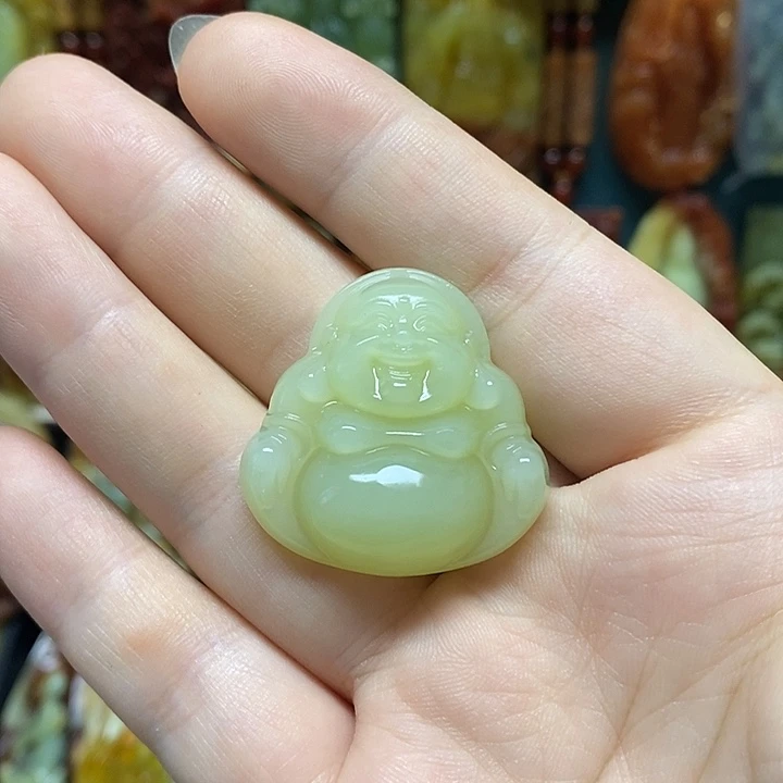 未镶嵌岫玉吊坠(赠链)