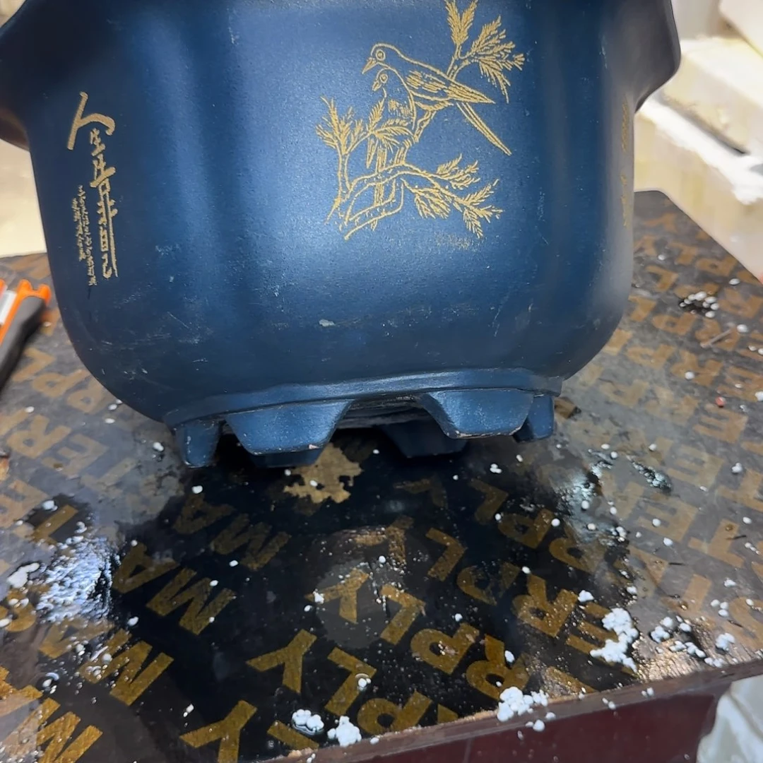 紫砂花盆口径27.15口径