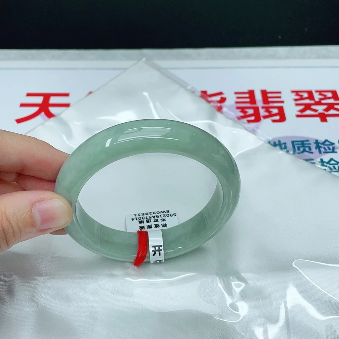 翡翠手镯未镶嵌正58,7