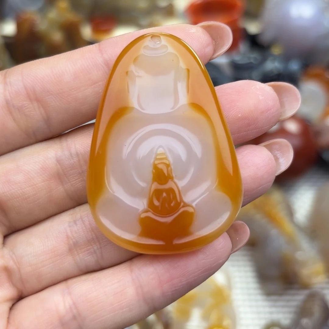 玛瑙/玉髓挂件未镶嵌