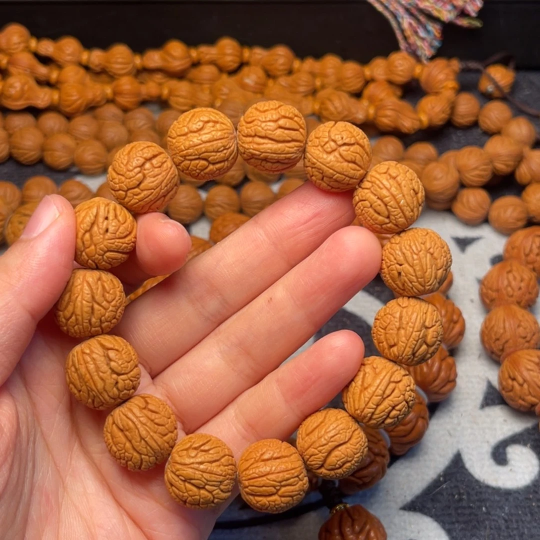 桃核手串龙纹桃核