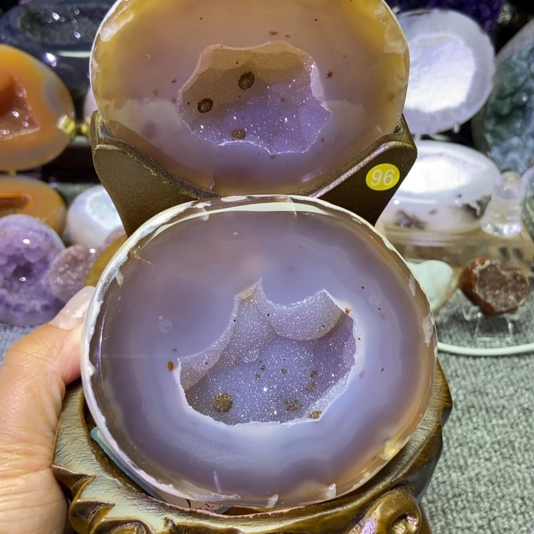 摆件紫晶未镶嵌水晶