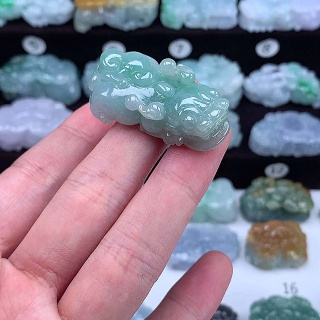 【闪购商品】翡翠颈饰未镶嵌貔貅