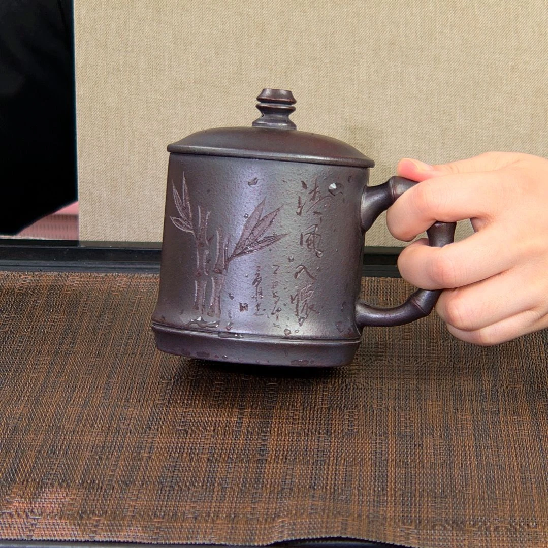 茶杯紫砂高货放漏