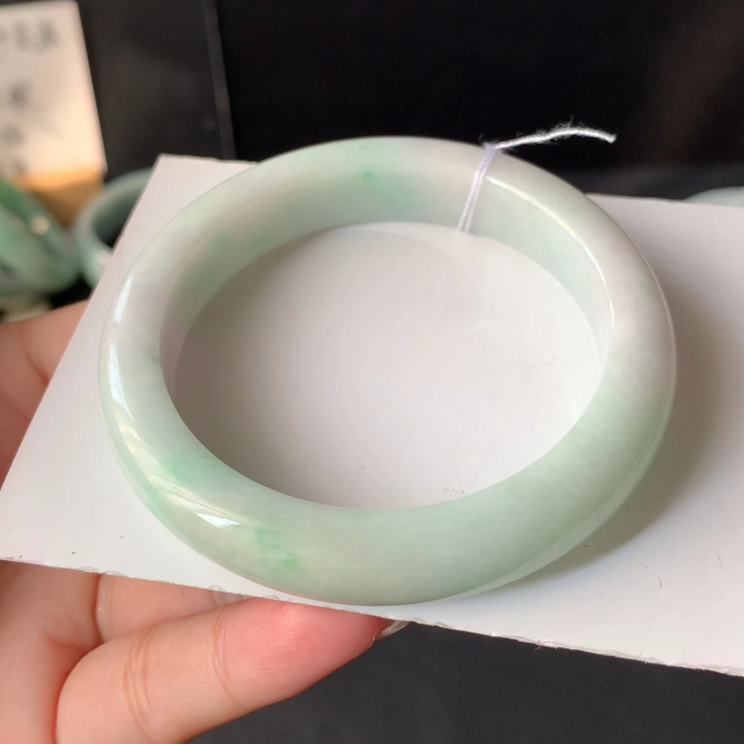 翡翠未镶嵌手镯36号54.2-11.5-8.4