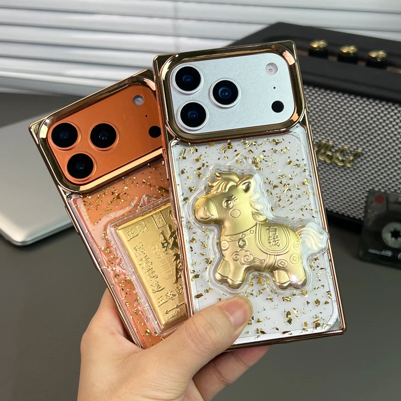 【直边壳】马年手机壳新款苹果17防摔适用iPhone13/14/15/16promax