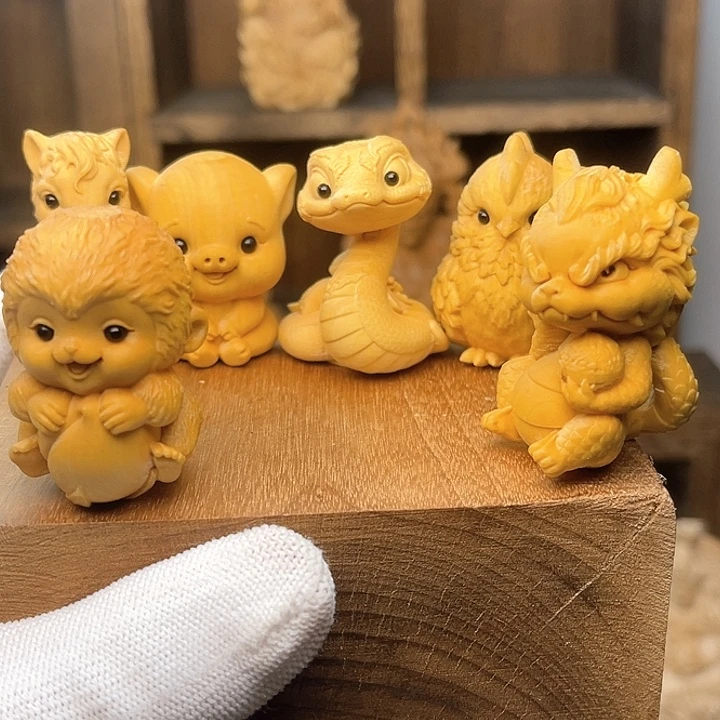 十二生肖一整套十三个摆件