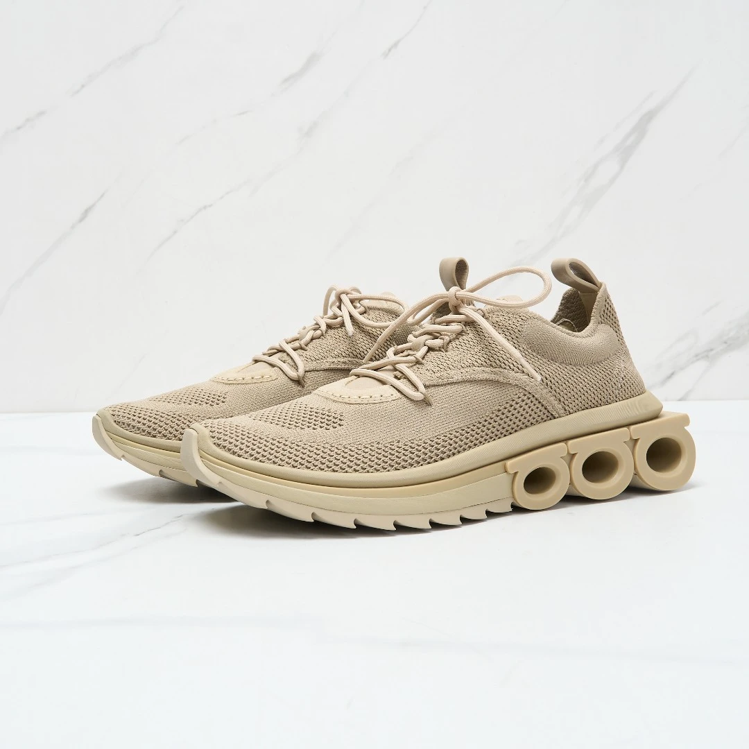 全新未使用/菲拉格慕男士网眼针织休闲鞋/FGBS00409