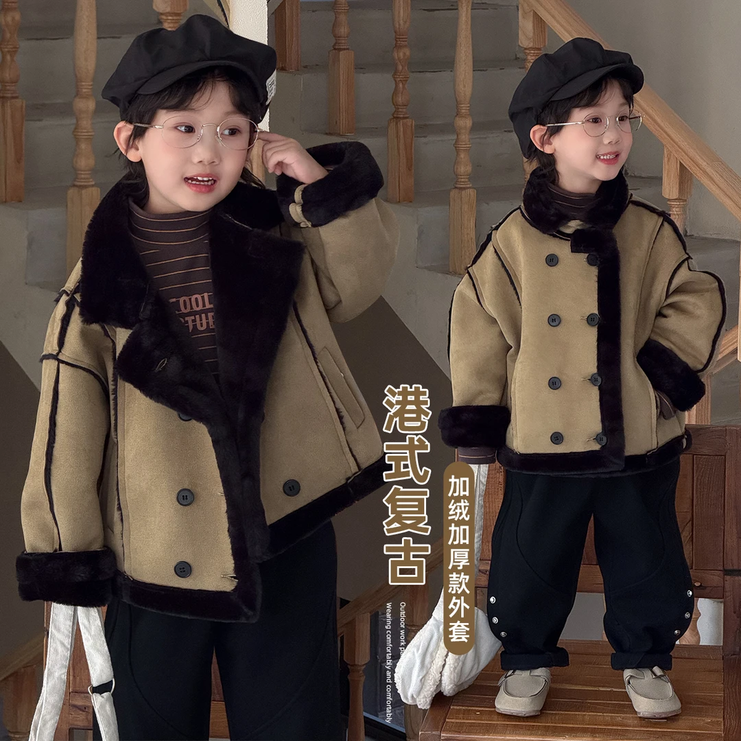 男童外套2025新款秋冬装儿童上衣夹克宝宝潮BDD26201悠悠童话童装