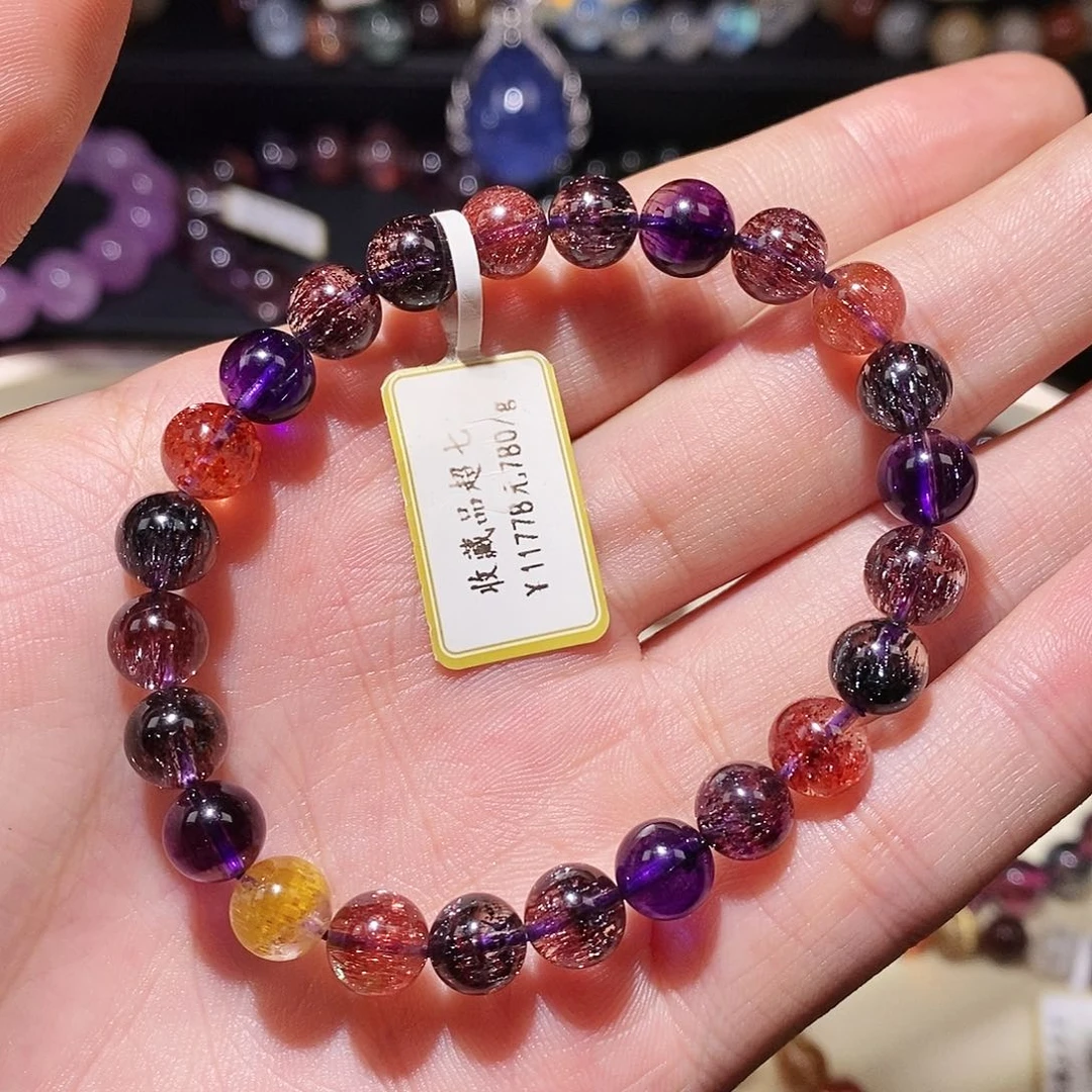 未镶嵌手链水晶手串7.8