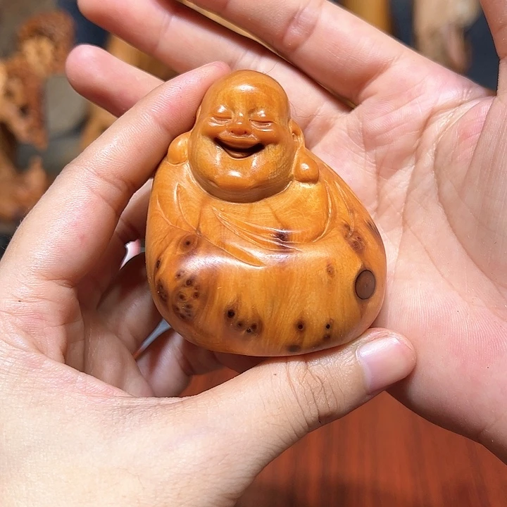 柏木崖柏木手把件摆件