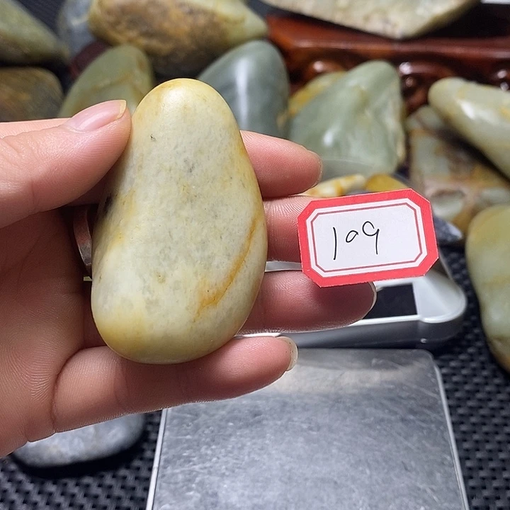 和田玉未镶嵌挂件109