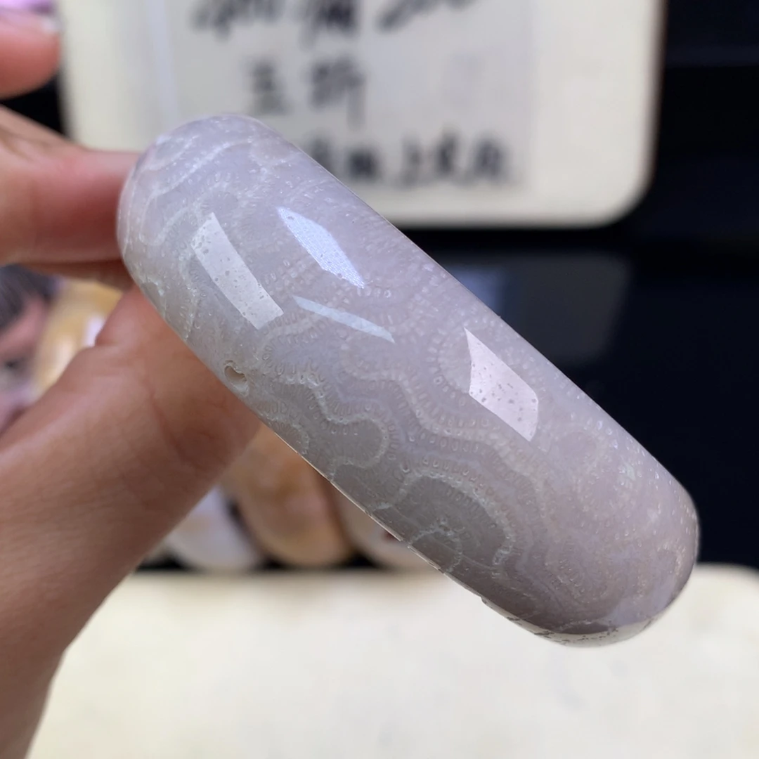 硅化珊瑚（珊瑚玉）未镶嵌颈饰五折脑纹52.3圈（39号）