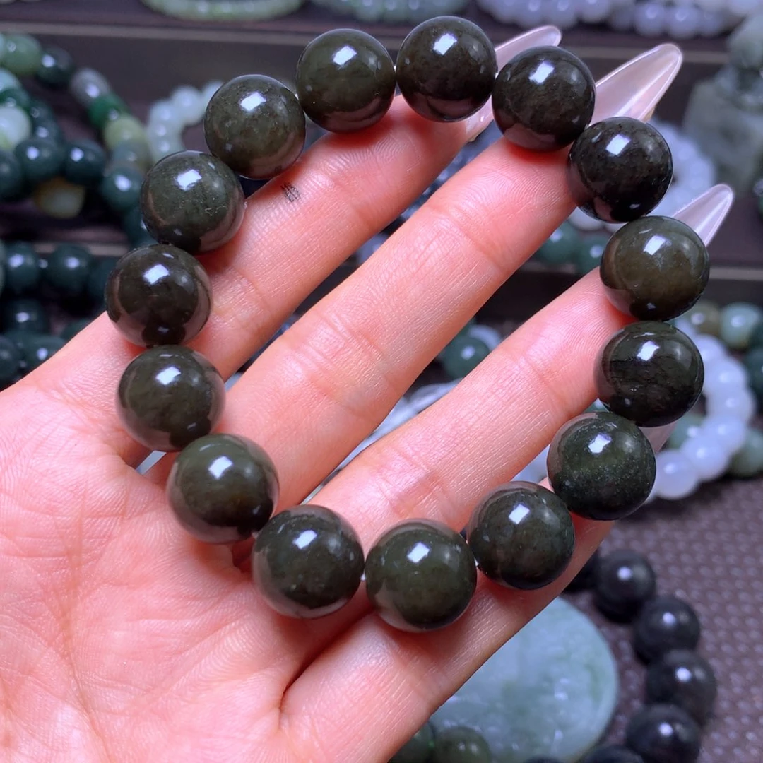 和田玉未镶嵌手串卡14