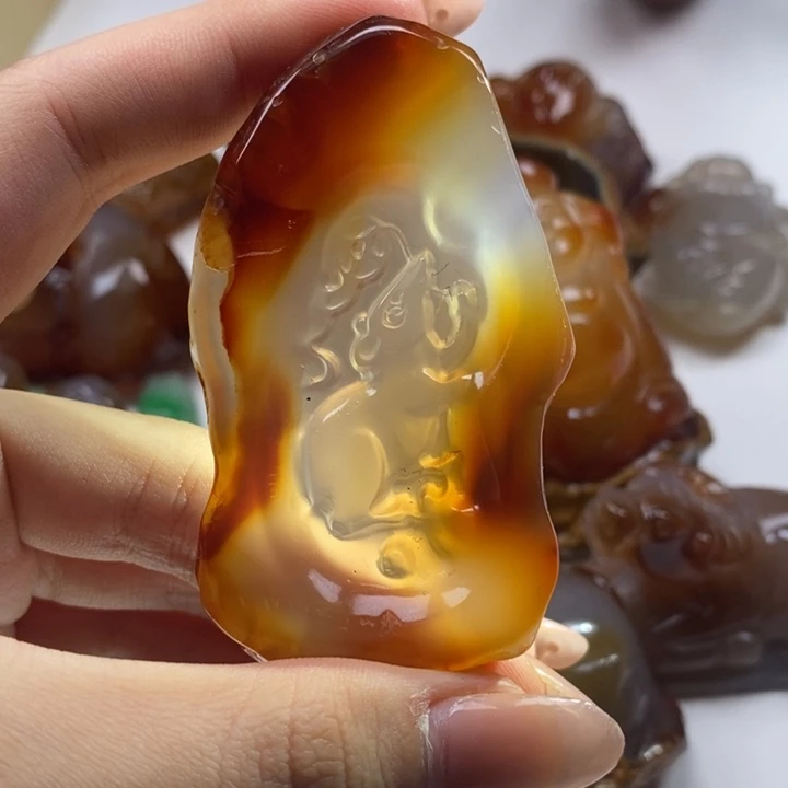 玛瑙/玉髓合金颈饰