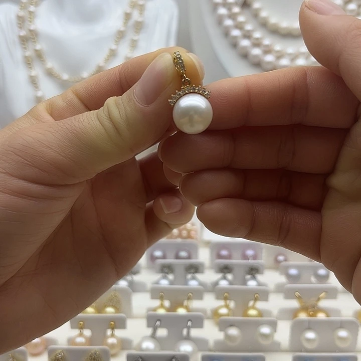 吊坠(赠链)淡水珍珠合金