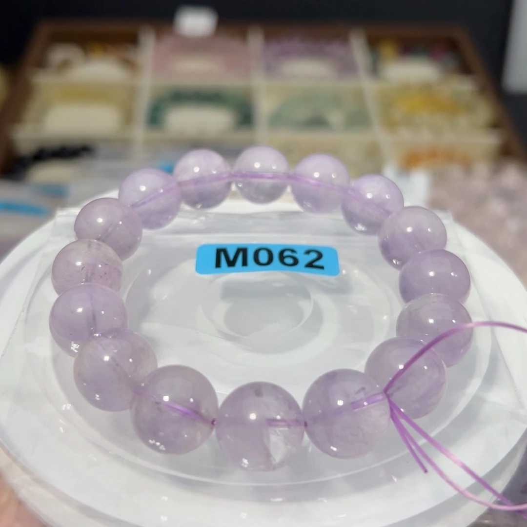 天然默认微瑕未镶嵌水晶13mm+