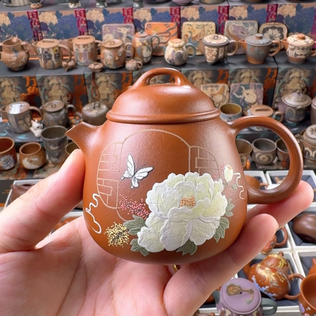 茶壶紫砂150cc原矿精工半手