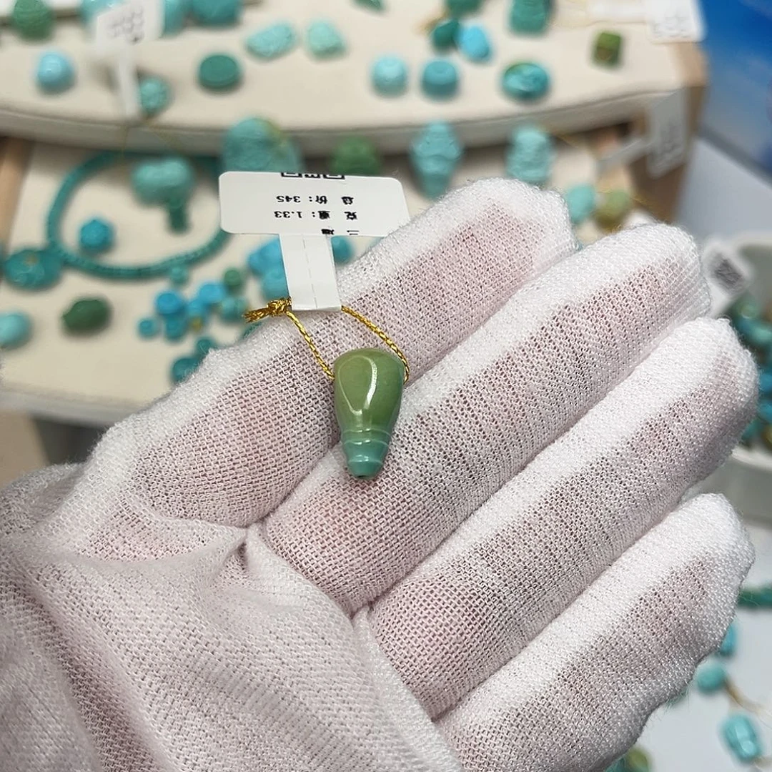 绿松石未镶嵌珠宝半成品