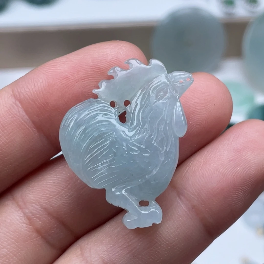 翡翠未镶嵌颈饰33