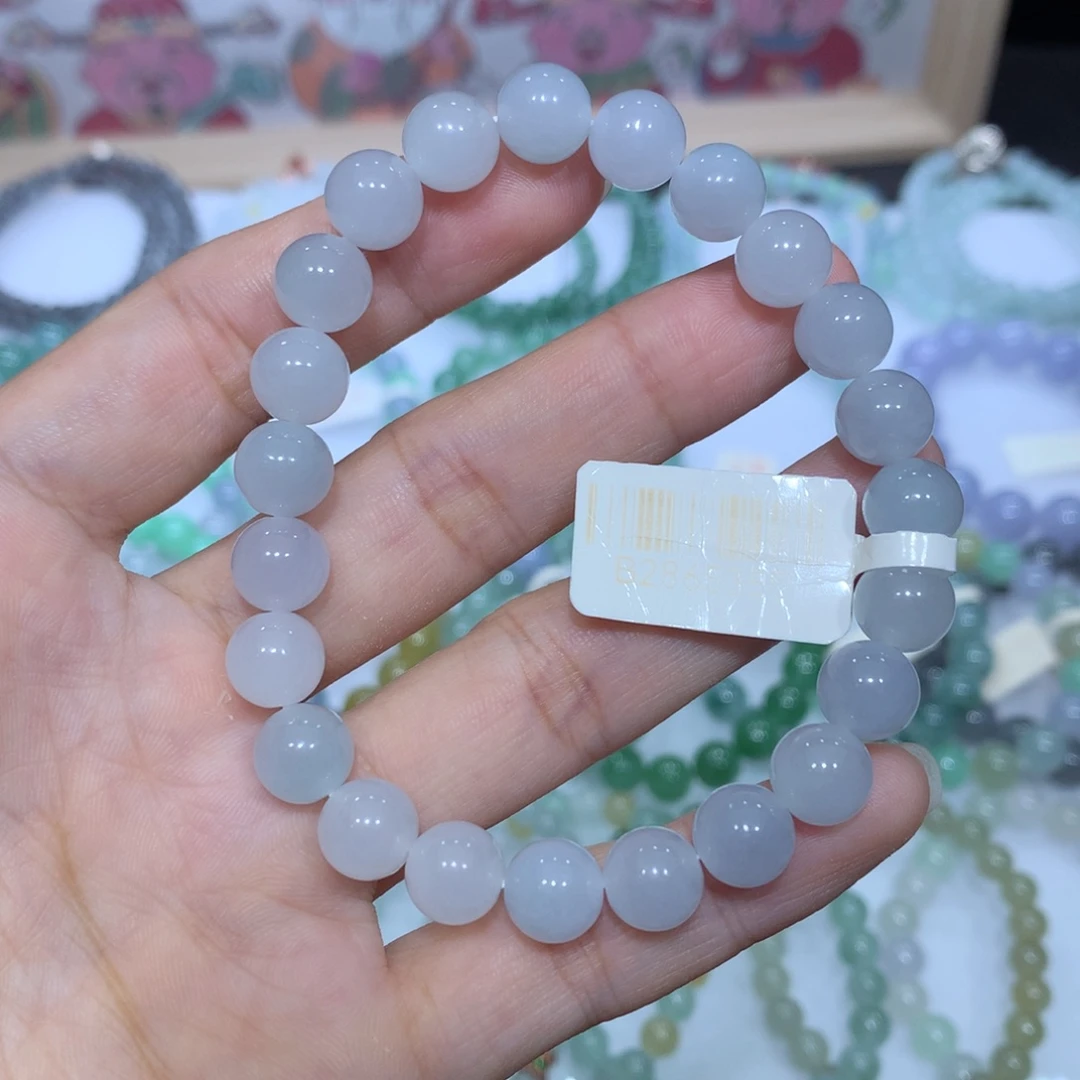 翡翠未镶嵌手链天然
