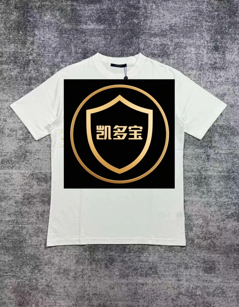 涂鸦款印花圆领T恤
