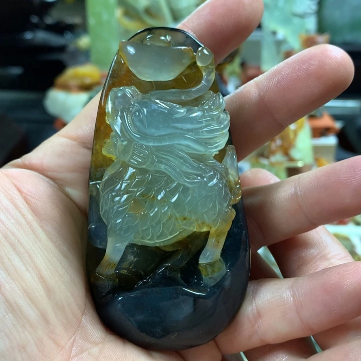蛇纹石玉未镶嵌手把
