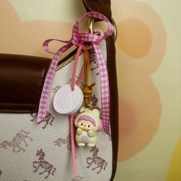 正版萌粒diy包挂