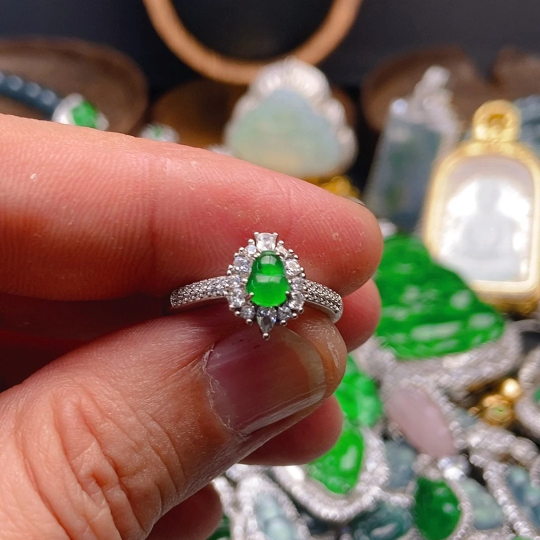 翡翠戒指未镶嵌594戒指