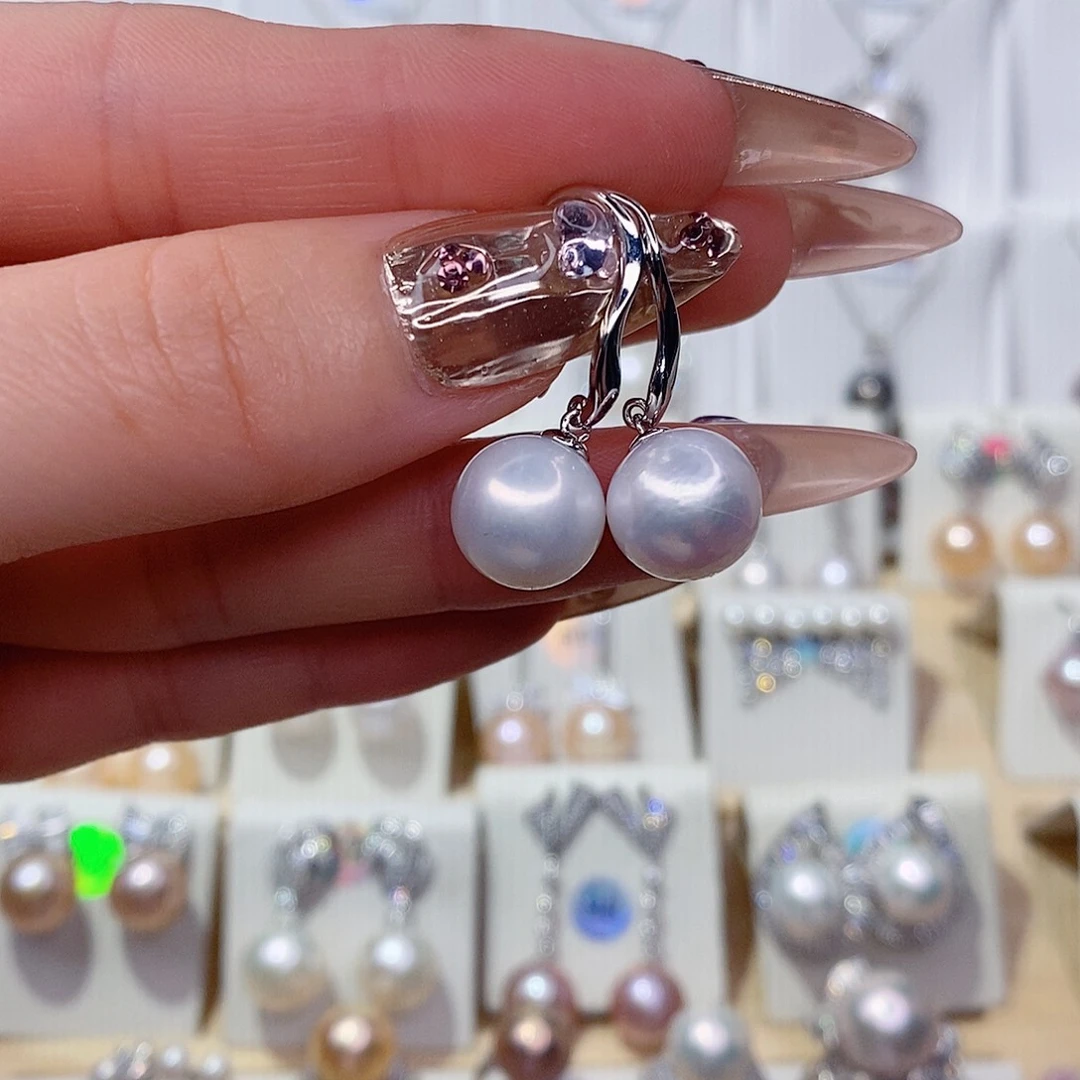 淡水珍珠耳饰未镶嵌