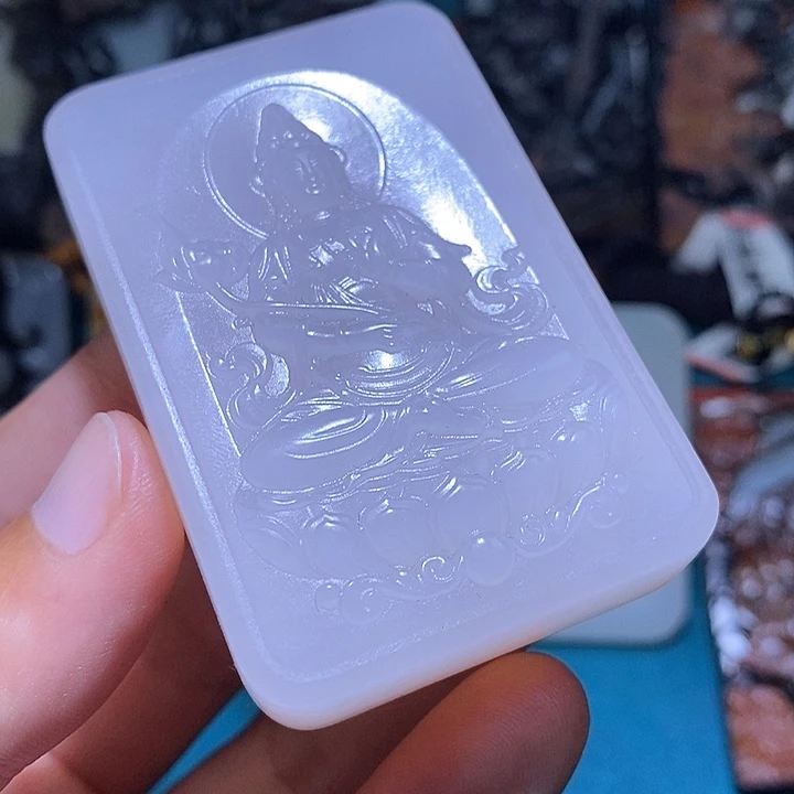 和田玉未镶嵌颈饰A7