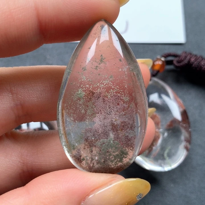 水晶颈饰未镶嵌开*心水晶