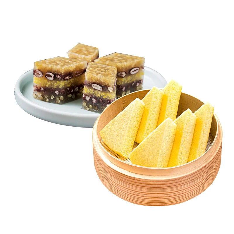 『大笑食品』小米糕4包+杂粮糕2包 共2120g 速冻锁鲜广式早茶点心