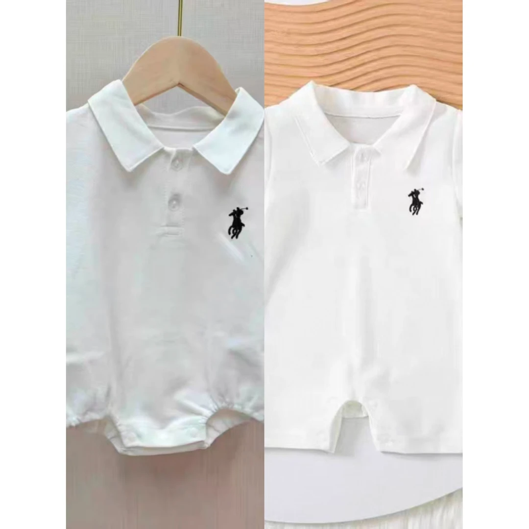 夏季男女宝连体衣婴幼儿薄款透气短袖衫哈衣帅气夏装短爬+包屁