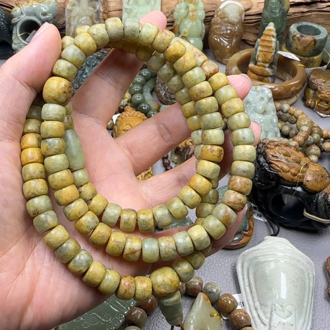 好***情岫岩河磨玉（透闪石质玉）未镶嵌珠宝奇石