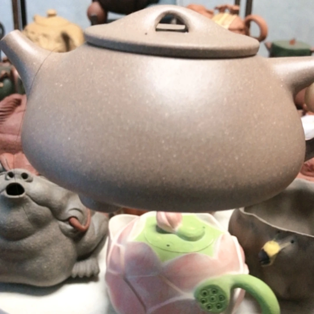 【闪购商品】茶壶紫砂230C青段多盖子一个