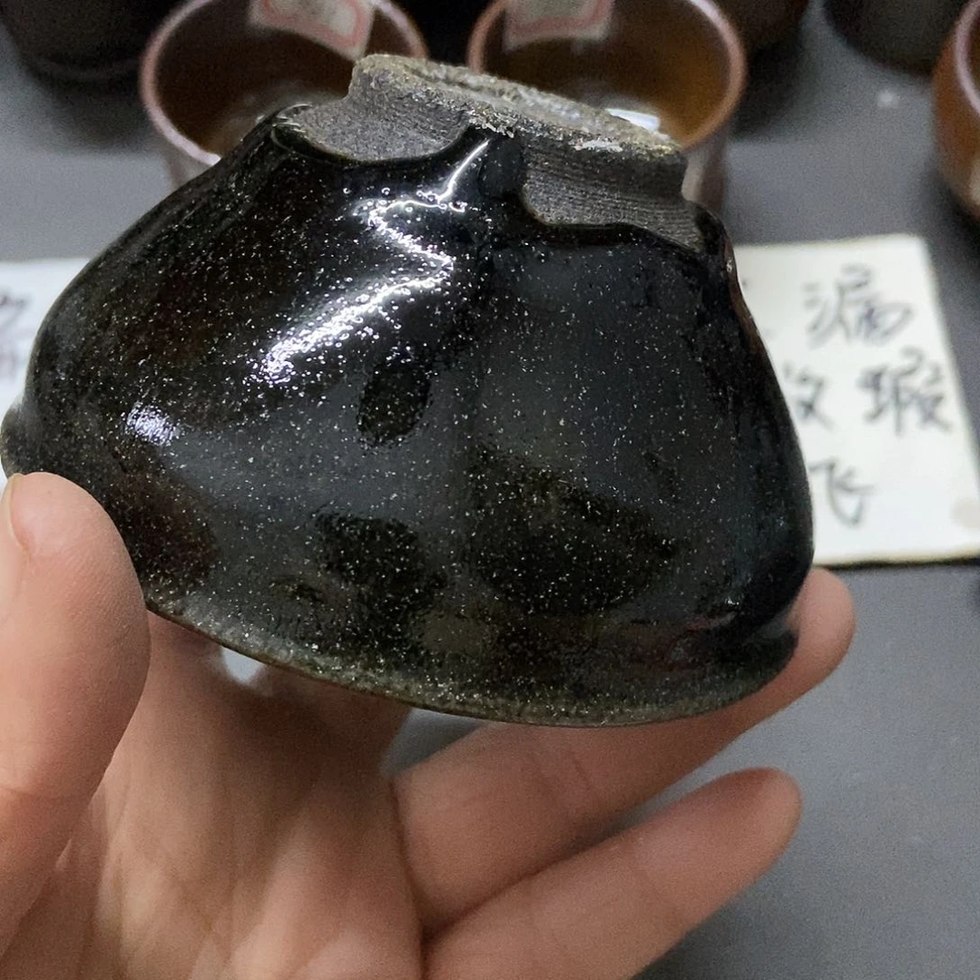 茶盏976 建窑建盏微瑕磨底