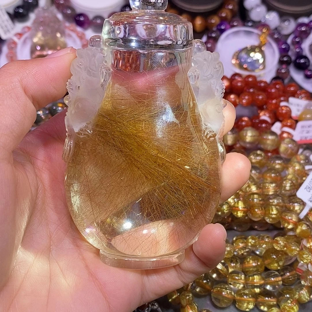 未镶嵌大型摆件（非配饰）水晶金发晶宝瓶