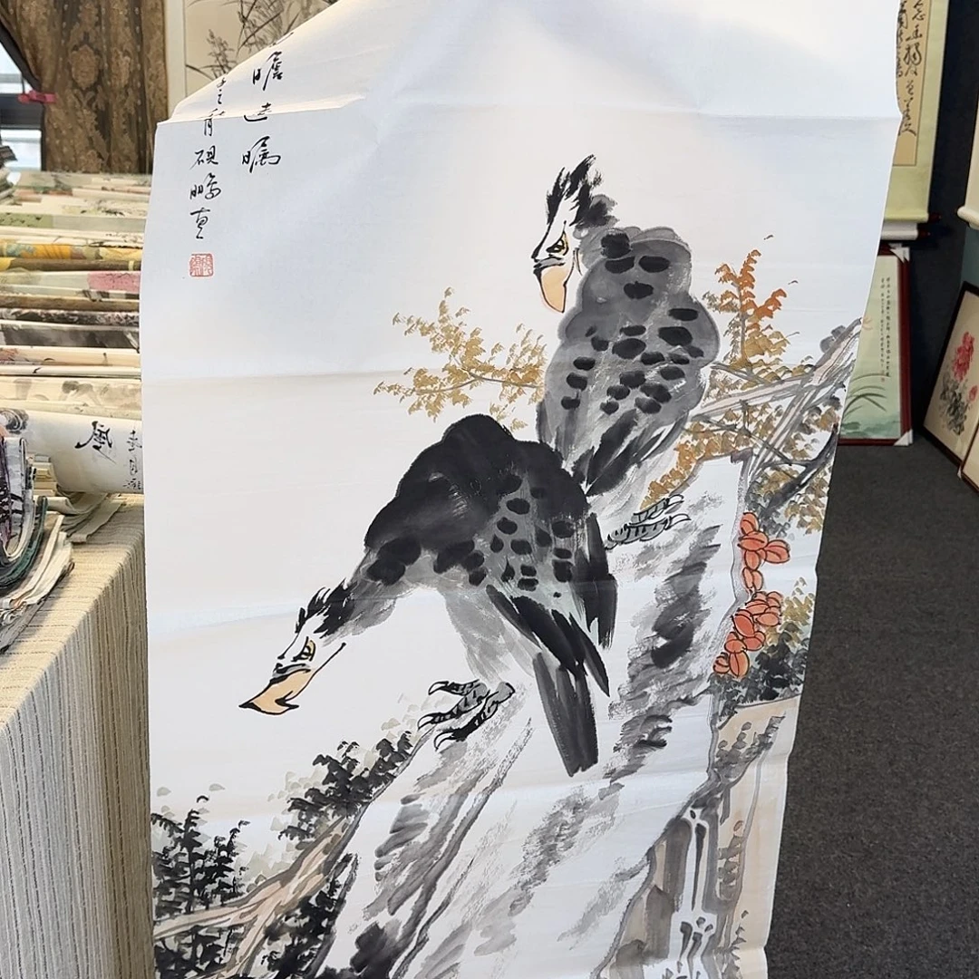 纯手绘国画作品好看