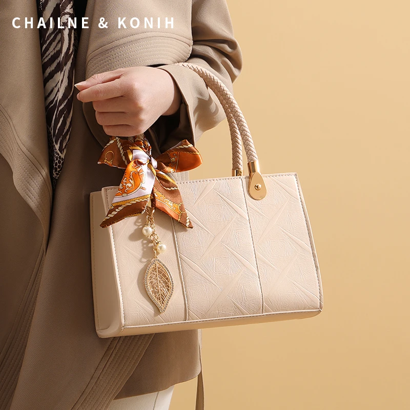 送母亲生日礼物通勤包包高级感时尚手提包国风百搭中年妈妈斜挎包