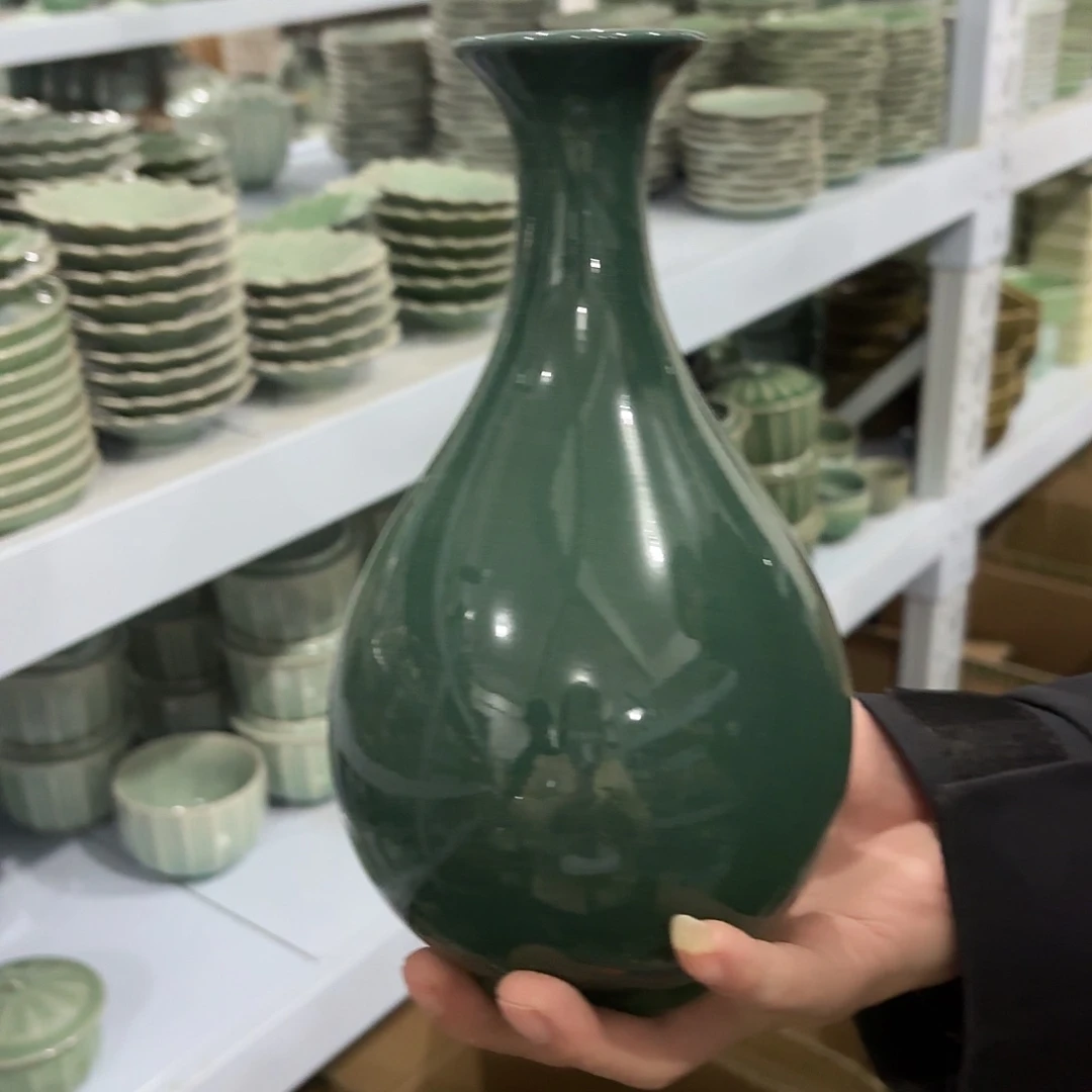 龙泉云间青瓷小米茶器