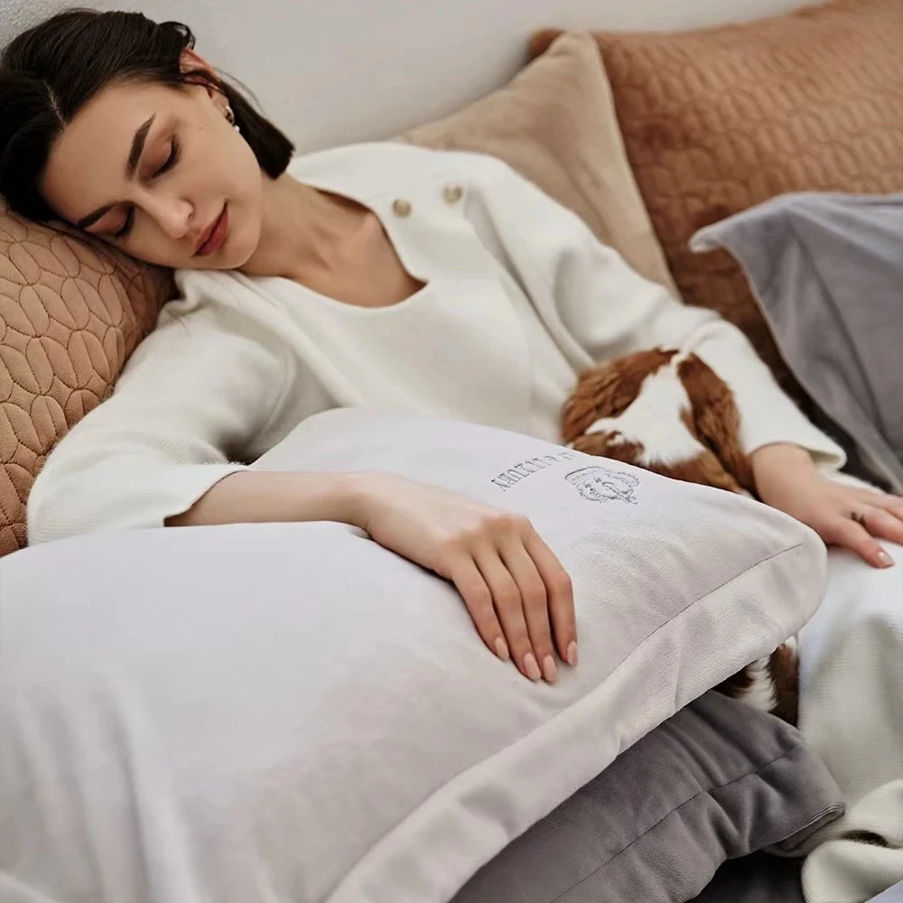 家纺孤品【绒套件】加厚牛奶绒套件-刺绣