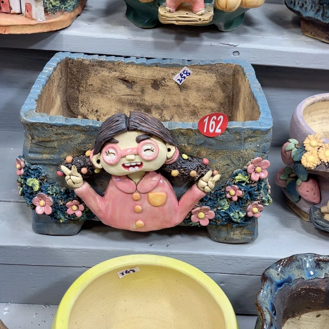 陶瓷162 号陶然花盆