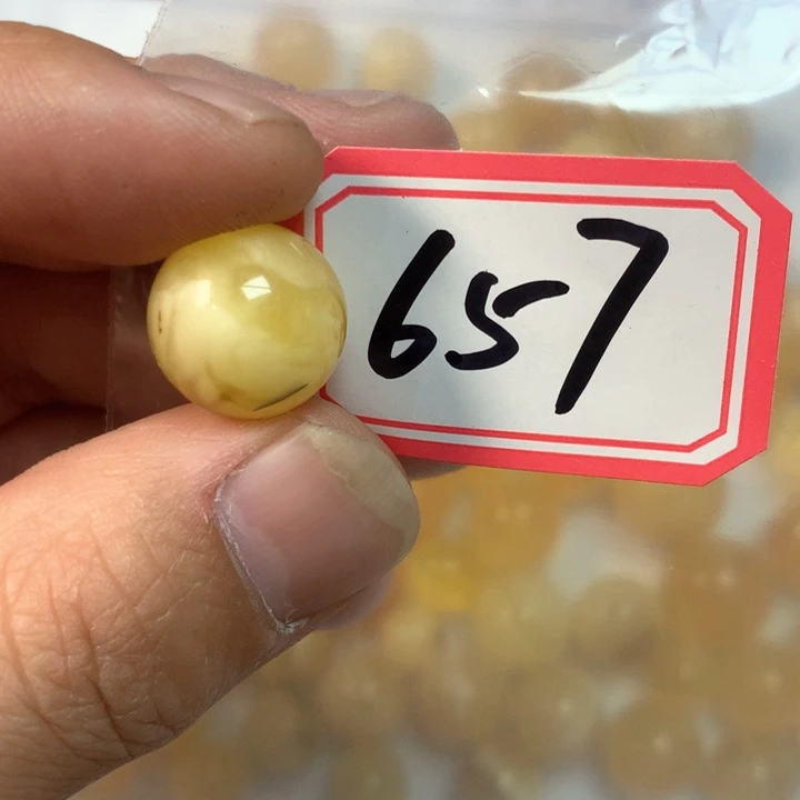 琥珀未镶嵌珠宝奇石萝*酥瑕疵14.5