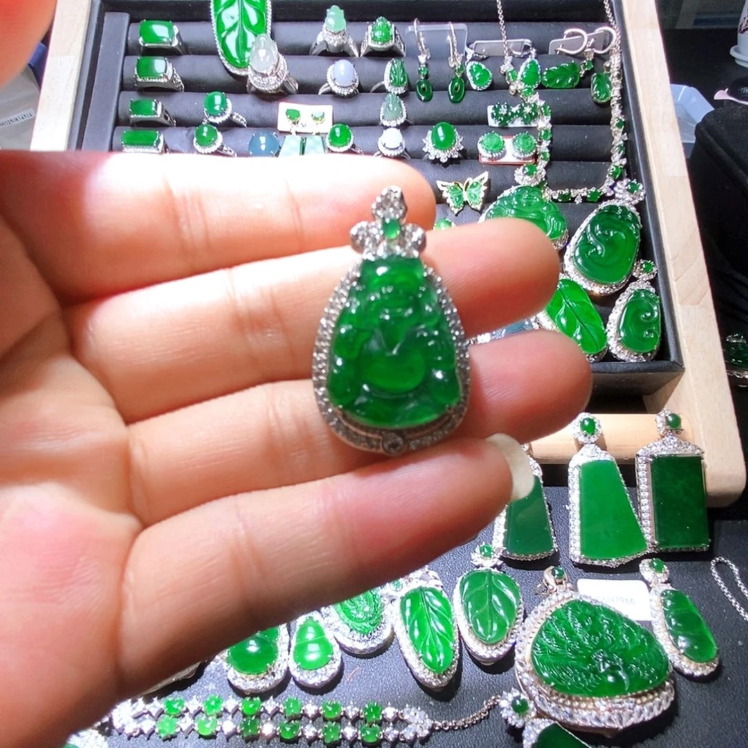 吊坠(不含链)未镶嵌翡翠18