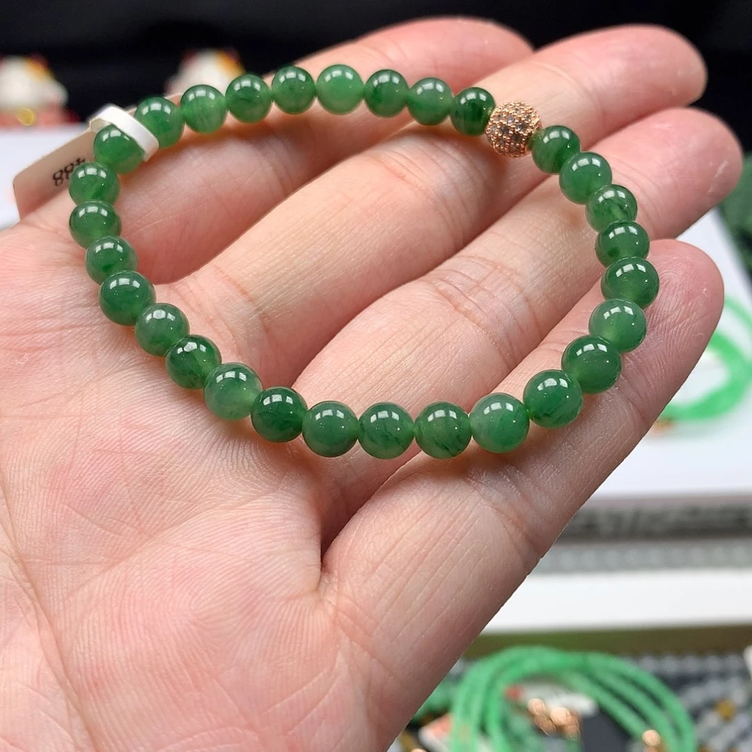 翡翠手链未镶嵌翡翠